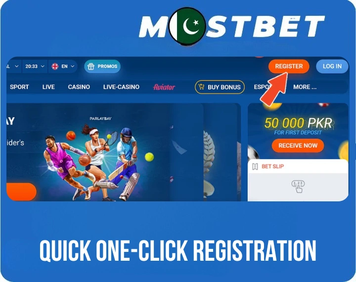 Quick One-Click Registration