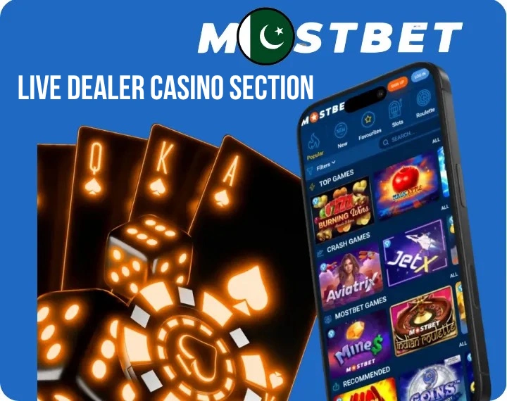 Live Dealer Casino Section